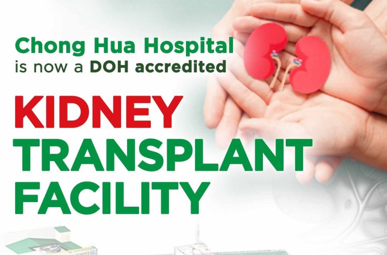 Chong Hua Hospital Officially Accredited by DOH as a Kidney Transplant Facility!