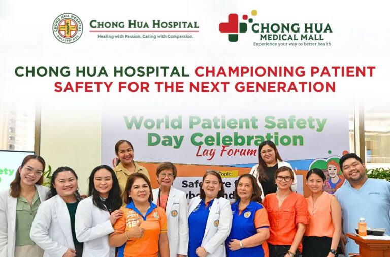 Chong Hua Hospital Championing Patient Safety for the Next Generation