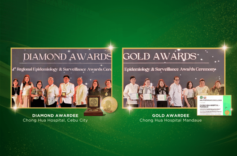 DOH Honors Chong Hua Hospital with Diamond and Gold Awards for Commitment to Public Health