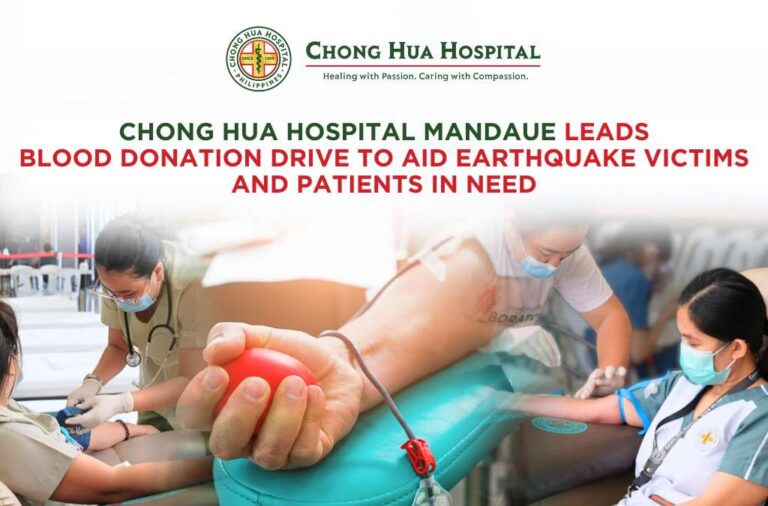 Chong Hua Hospital Mandaue Leads Blood Donation Drive to Aid Earthquake Victims and Patients in Need