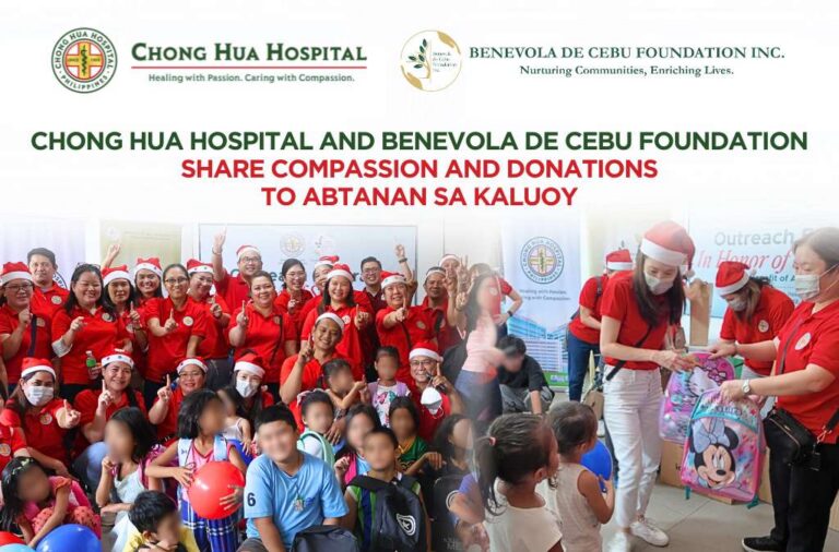 Chong Hua Hospital and Benevola de Cebu Foundation Share Compassion and Donations to Abtanan sa Kaluoy
