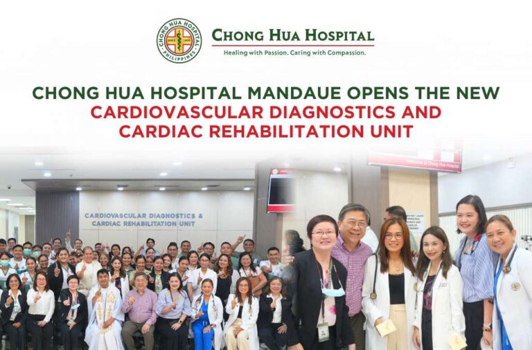 Chong Hua Hospital Mandaue Opens the New Cardiovascular Diagnostics and Cardiac Rehabilitation Unit