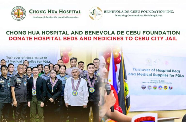 崇华医院和宿务贝内沃拉基金会向宿务市监狱捐赠病床和药品