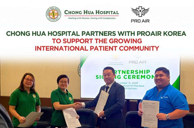 崇华医院与韩国ProAir公司合作，为日益增长的国际患者群体提供支持。