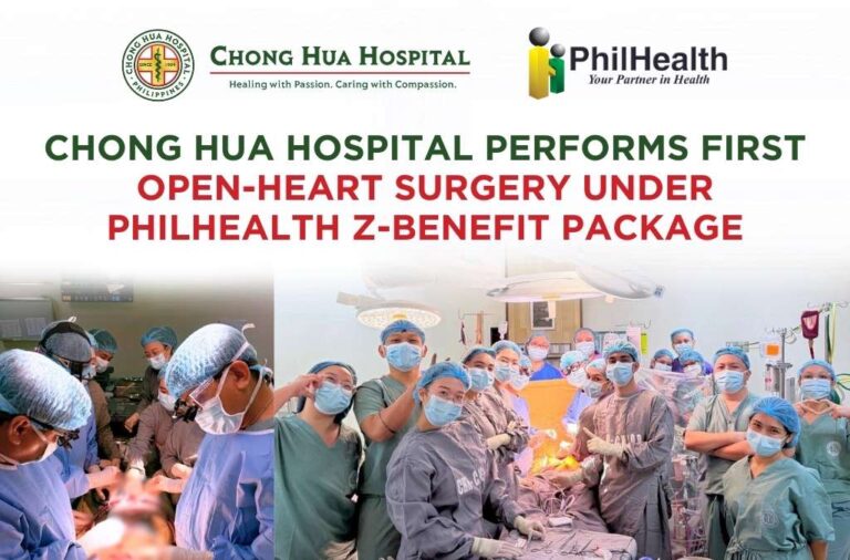 Chong Hua Hospital Performs First Open-Heart Surgery Under PhilHealth Z-Benefit Package