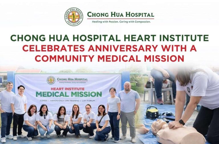 Chong Hua Hospital Heart Institute Celebrates Anniversary with a Community Medical Mission