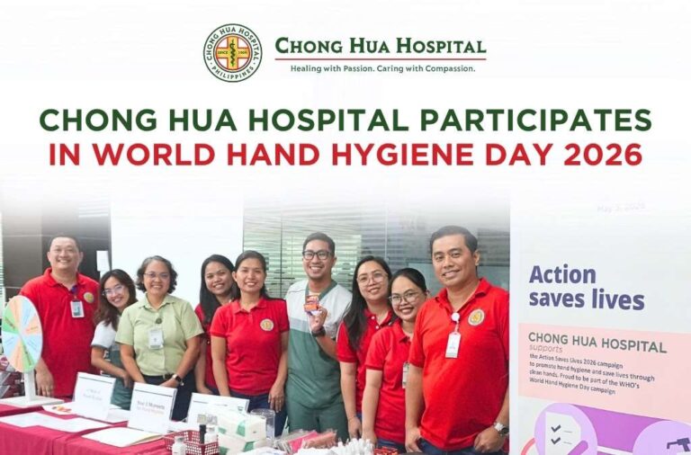 Chong Hua Hospital Participates in World Hand Hygiene Day 2026