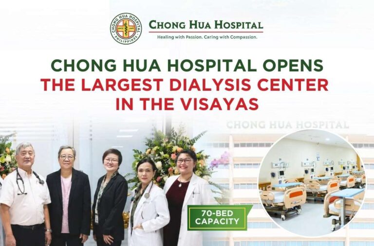 Chong Hua Hospital Opens the Largest Dialysis Center in the Visayas