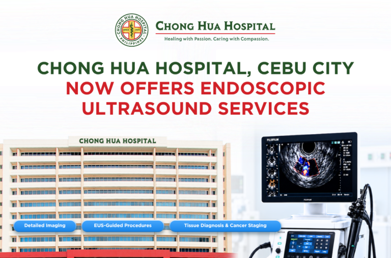 Chong Hua Hospital Cebu City Now Offers Endoscopic Ultrasound Services